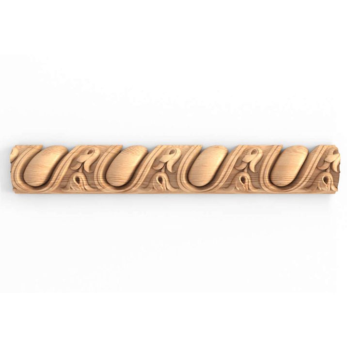 Резной погонаж K-039 для классического интерьера