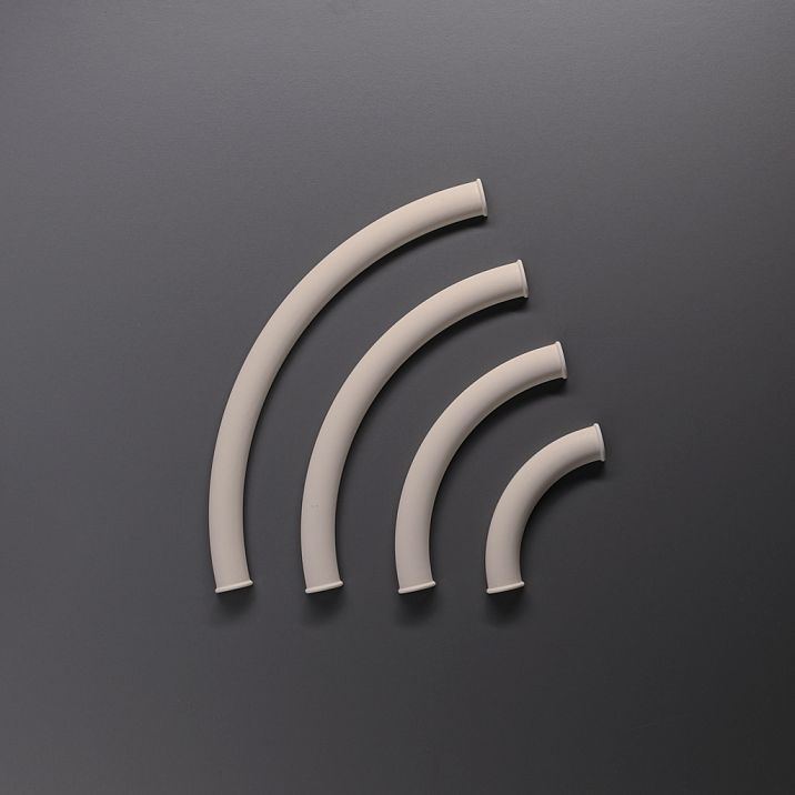 Лепнина из полиуретана MLDPU-027U-1 STAVROS в виде дугообразного сегмента с полукруглыми завершениями для оформления арок и ниш