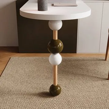 Круглый деревянный молдинг MLD-060 диаметром 34 мм из натурального массива с детализацией сечения профиля