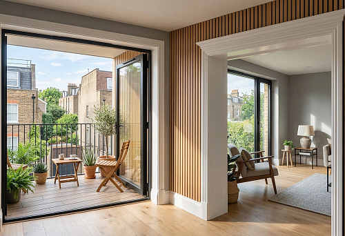 Реечные панели для балконов и фасадный декор из полиуретана: как оформить переходные зоны между интерьером и экстерьером