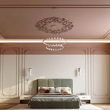 Комплект лепного декора CPU-P1 для потолка в классическом стиле