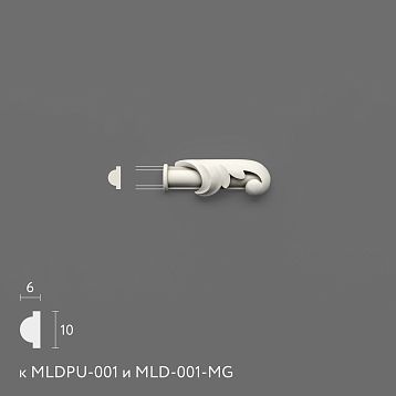 Лепнина из полиуретана NPU-438.1R
