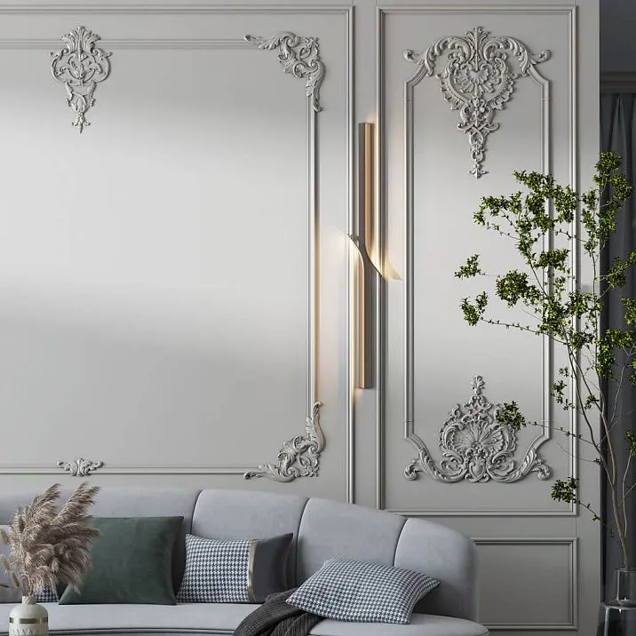 Декоративный элемент MLD-3-1.1 в оформлении классической стеновой панели