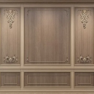 Комплект декора из дерева для мебели и интерьера  C-005-1-2