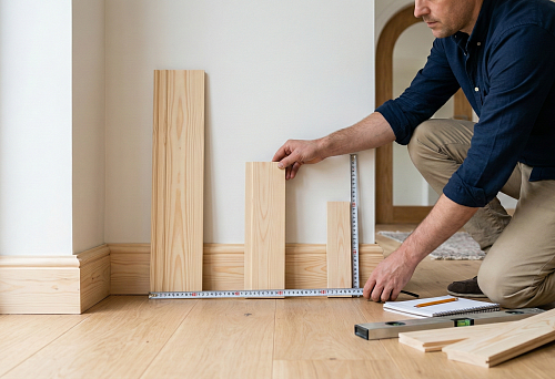 Деревянный плинтус: размеры, высота и ширина — как правильно выбрать