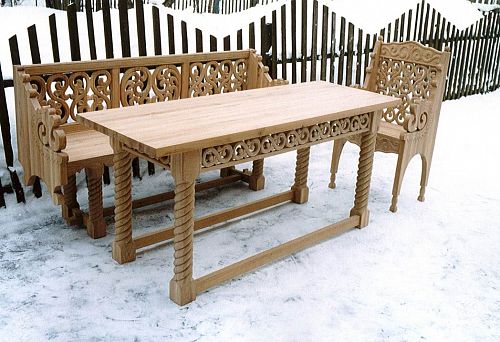 Резные деревянные аксессуары