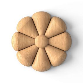 Деревянная розетка R-060