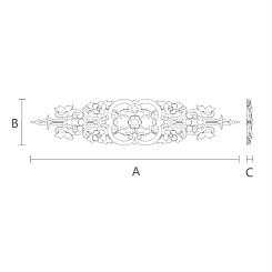 Резная накладка N-368