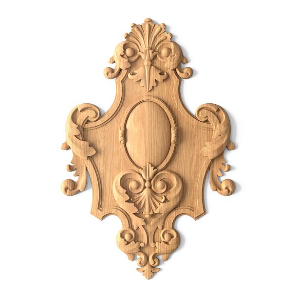 Резной декор из дерева N-149 в стиле викторианство или шебби-шик