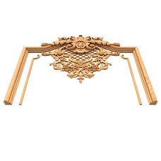 Комплект декора C.VRS-065, центральный элемен крыпным планом