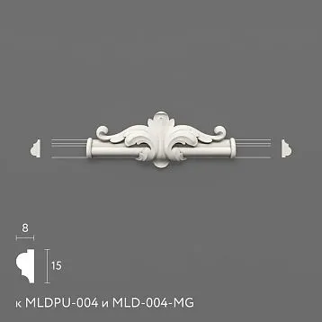 Лепнина из полиуретана NPU-401.1. Декор для молдингов. Изображение 699445e021b94