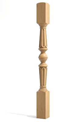 Столб деревянный для лестницы L-074 - подробнее