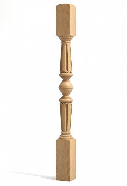 Столб деревянный для лестницы L-074 - 0