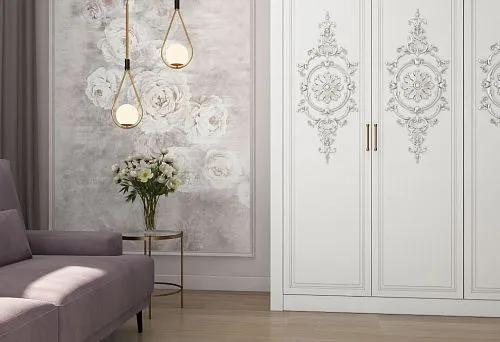 Гостиная с деревянным декором, гармонично сочетающая стиль и уют