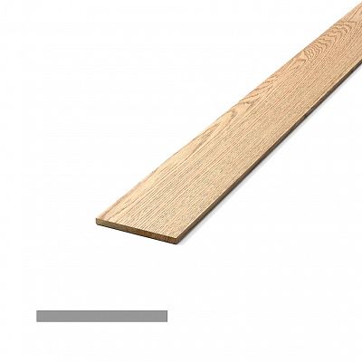 Планка подперильная (подпоручень),  используется в конструкциях лестничных ограждений  Предназначена для фиксации саморезами верхних торцов балясин